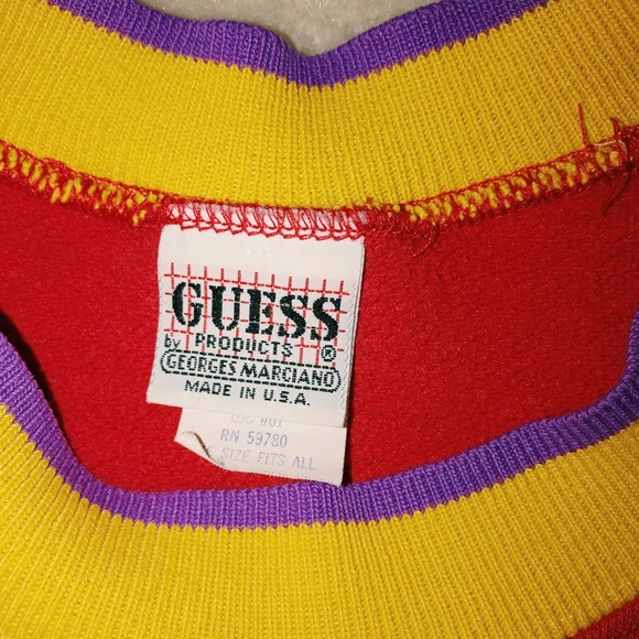 rare vintage guess sweatshirt - Picture 4 of 5